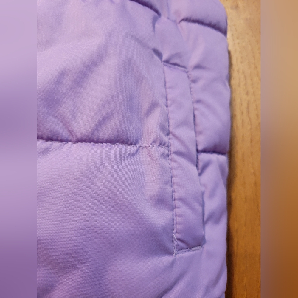 Reversable Faded Glory Girls Puffer Vest 3t - Picture 5 of 9